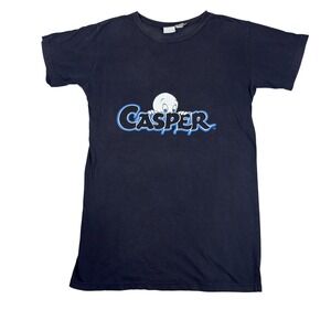 Rare Vintage Casper the Friendly Ghost Promo T Shirt Black Unisex One Size‎
